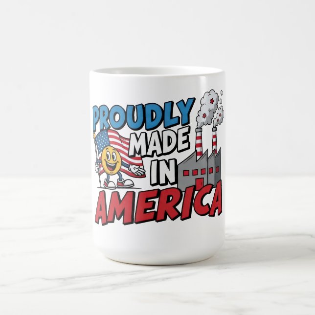 Hergestellt in den USA Kaffeetasse (Mittel)