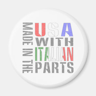 Hergestellt in den USA mit italienischen Teilen Magnet