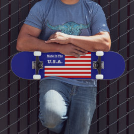 Hergestellt in den USA rot-weiß und blau-amerikani Skateboard