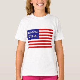 Hergestellt in den USA rot-weiß und blau-amerikani T-Shirt