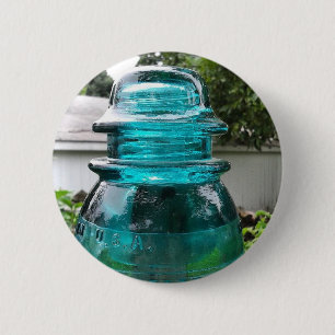Hergestellt in den USA, Vintag Insulator Button