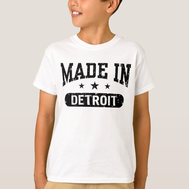 hergestellt in Detroit T-Shirt (Vorderseite)
