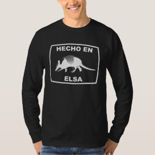 Hergestellt in Elsa Texas Armadillo Southern State T-Shirt