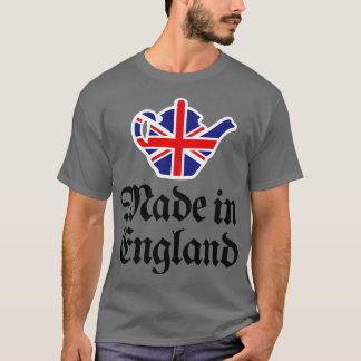 Hergestellt in England, Britisch-UK-Teekontrollenf T-Shirt