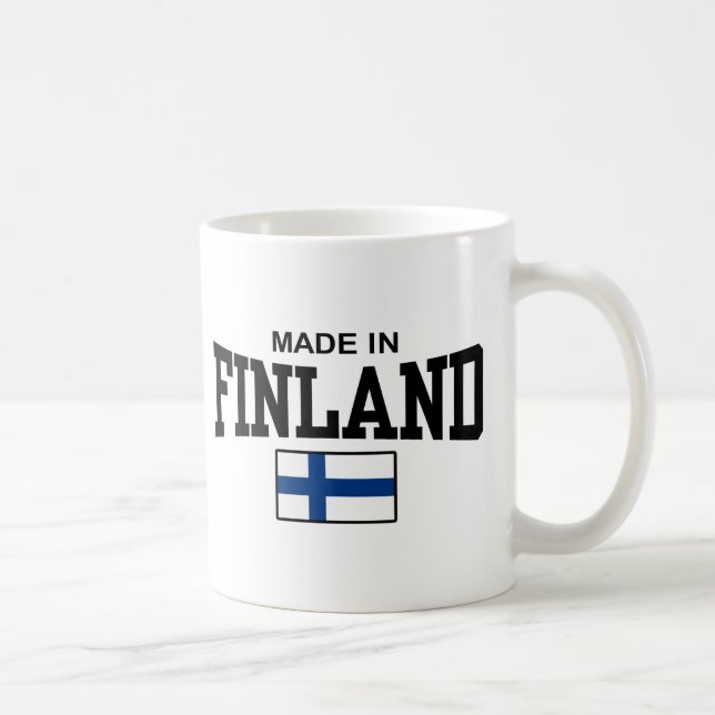 hergestellt in Finnland Tasse (Rechts)
