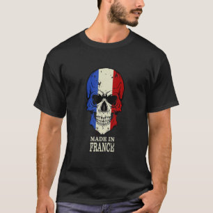 Hergestellt in Frankreich Coole französische Flagg T-Shirt