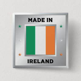 Hergestellt in Irland Button