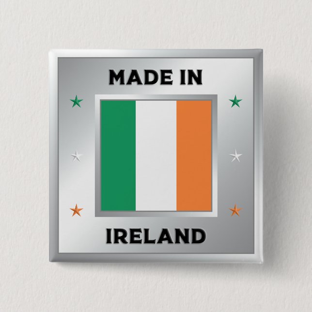 Hergestellt in Irland Button (Vorderseite)
