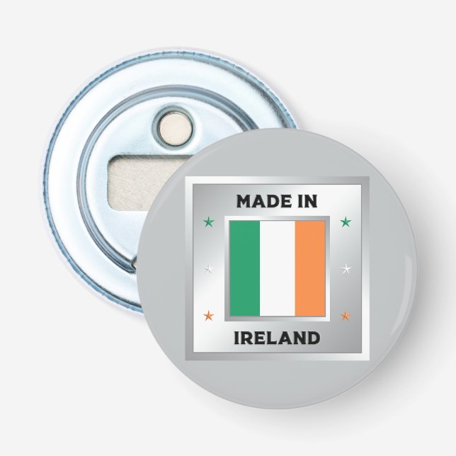 Hergestellt in Irland Flaschenöffner (Vorderseite)