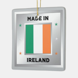 Hergestellt in Irland Keramikornament