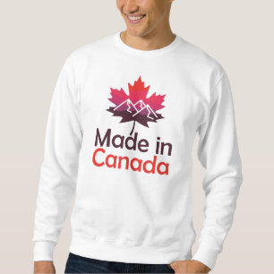 Hergestellt in Kanada, Kanadisches Ahornblatt Sweatshirt