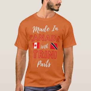 hergestellt in Kanada mit Trini Parts Trinidad und T-Shirt