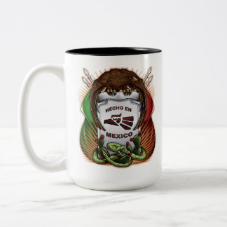 Hergestellt in Mexiko Zweifarbige Tasse