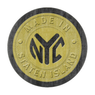 Hergestellt in New York Staten Island Schneidebrett