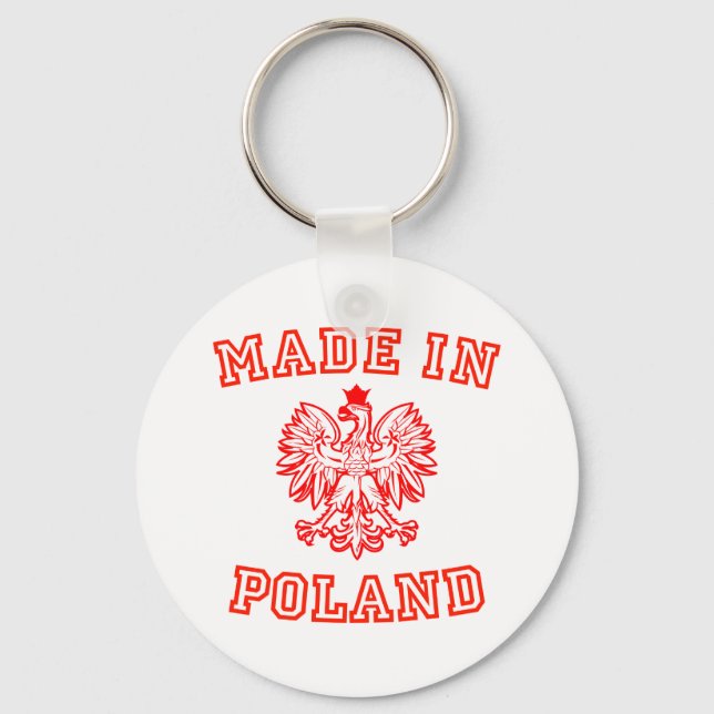 hergestellt in Polen Schlüsselanhänger (Vorderseite)