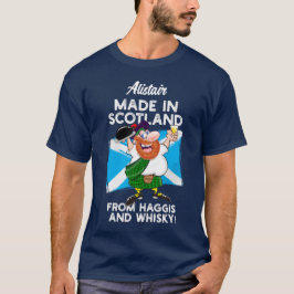 Hergestellt in Schottland aus Haggis und Whisky T-Shirt