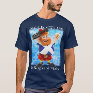 Hergestellt in Schottland aus Haggis und Whisky T-Shirt