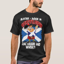 hergestellt in SCOTLAND 0- gezeichnet Haggis und W