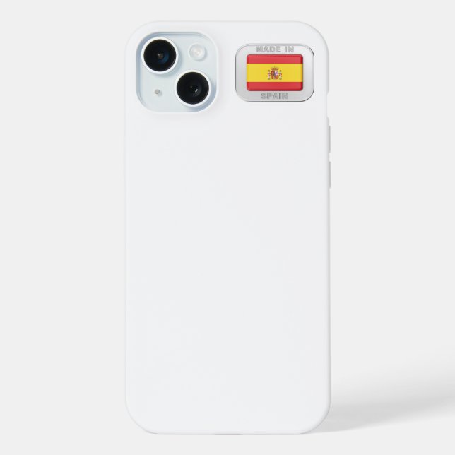 Hergestellt in Spanien iPhone Hülle (Rückseite)