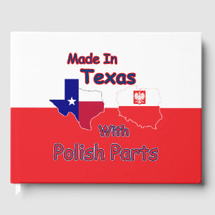 hergestellt in Texas mit polnischen Teilen Gästebuch