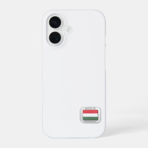 Hergestellt in Ungarn iPhone 16 Hülle