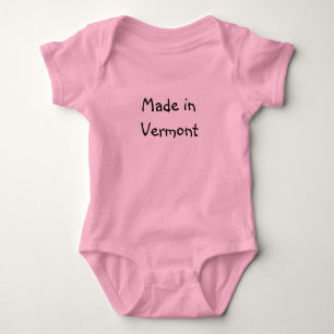 Hergestellt in Vermont Infant Creeper Baby Strampler