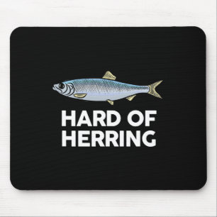 Hering-I-Liebe Fischen Wittling Spaß Fu Mousepad