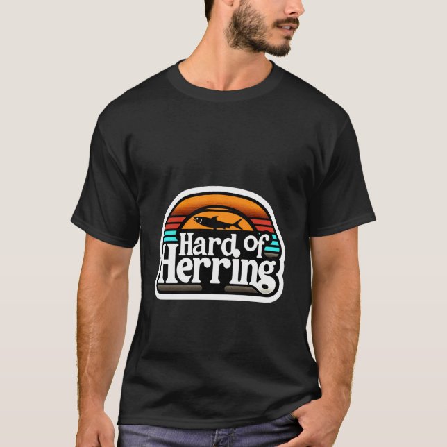 Heringfischen Pun Angler Hobby - T-Shirt (Vorderseite)