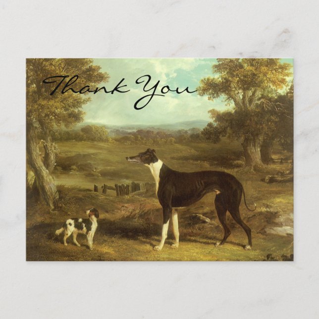 Heringshund und Spaniel; Doctor Fop Postkarte (Vorderseite)