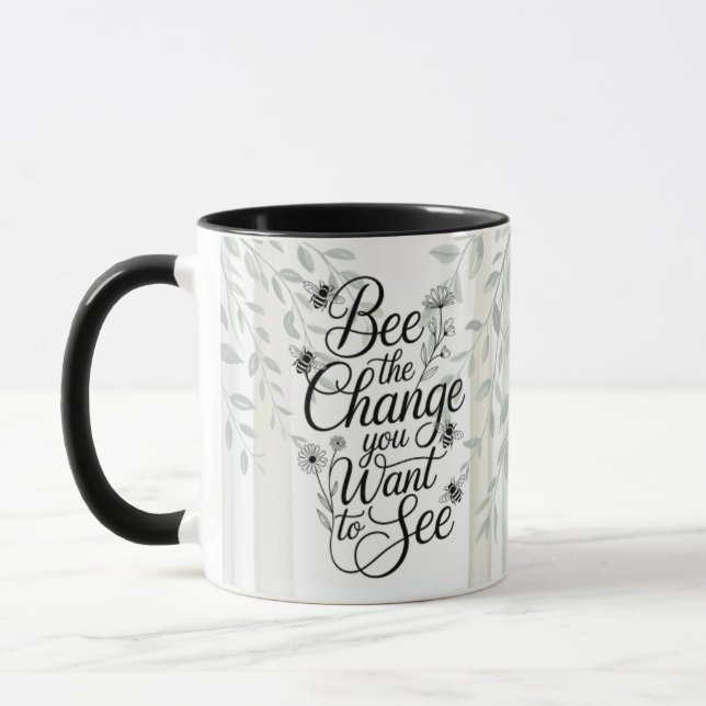 Heritage Bee Die Veränderung, Die Du Siehst  Tasse (Links)