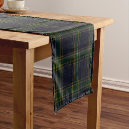 Heritage Evergreen Tartan Karo | Luxus Winter  Kurzer Tischläufer