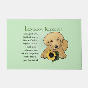 Heritage Gelbe Labrador Welpe Fußmatte