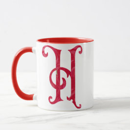 HERITAGE -H-rötlich Tasse