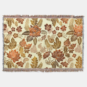 Heritage Kupfer Warm Gold Blumen Design Decke