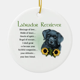 Heritage Labrador Retreiver Welpengeschenke Keramik Ornament