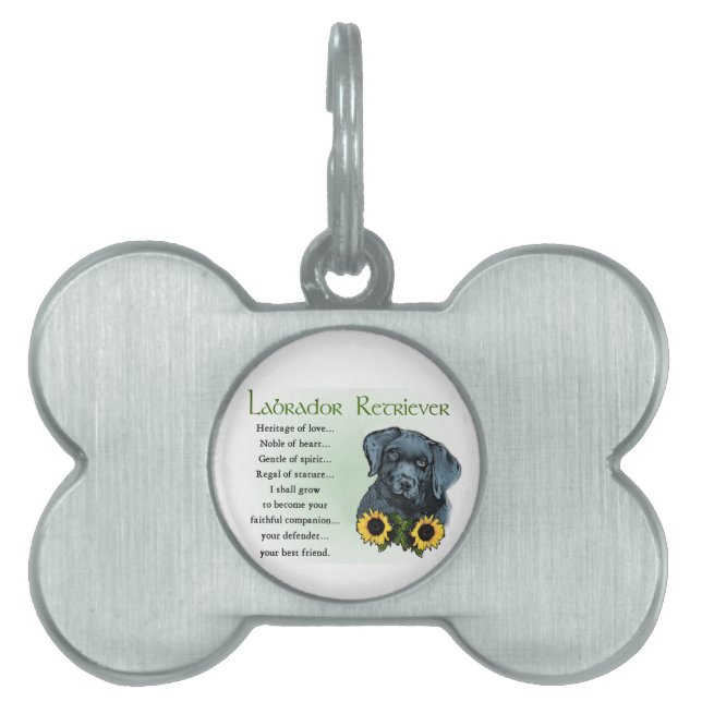 Heritage Labrador Retreiver Welpengeschenke Tiermarke (Vorderseite)