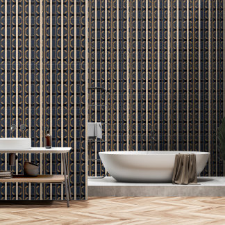 Heritage Luxe Nr. 2 (Indigo + Erde) Luxus Tapete