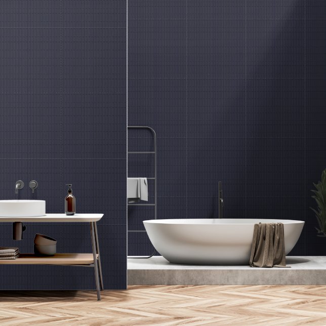 Heritage Luxe Nr. 4 (Indigo + Erde) Luxus Tapete (Badezimmer)