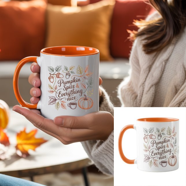 Heritage | Pumpkin Spice & Everything Nice Fall Tasse (Von Creator hochgeladen)