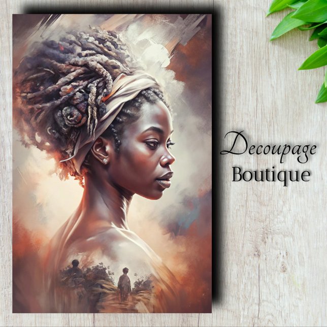 Heritage Queen Decoupage Tissue Paper Seidenpapier (Heritage Queen Decoupage Tissue Paper)