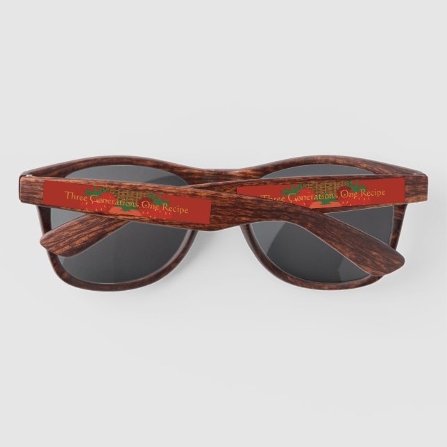 Heritage Recipe Sunglasses With Rustic Berry Strip (Rückseite)