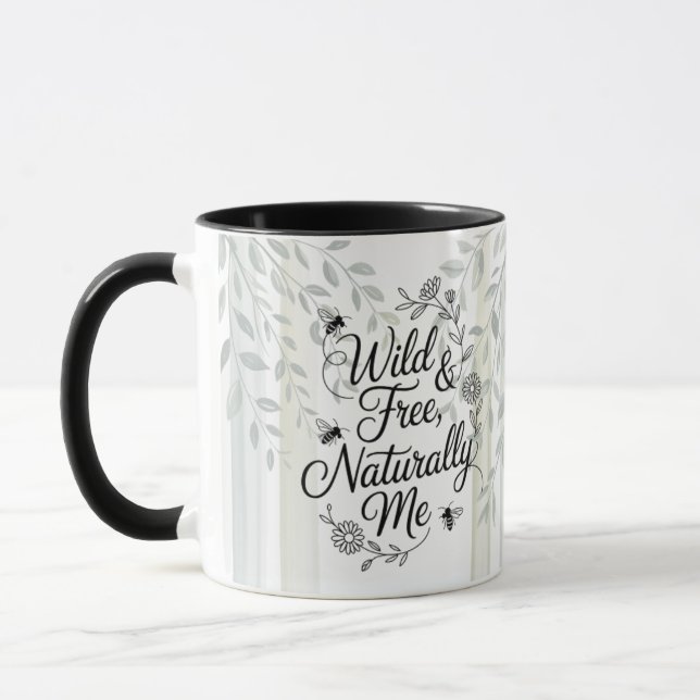 Heritage Wild and Free Naturally Me Quote Tasse (Links)