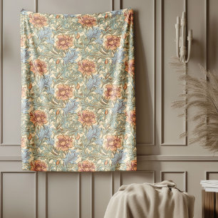 Heritage William Morris Style Raffinierte Touch Fleecedecke