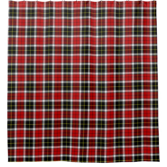 Herkömmlicher Macpherson Clan Kariert Tartan Duschvorhang (Vorderseite)