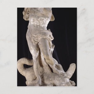 Herkules Bekämpft die Hydra von Lernaean Postkarte