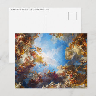 Herkules Deckenmalerei im Schloss Versailles Postkarte