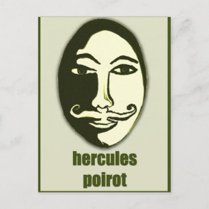 Herkules Poirot Postkarte
