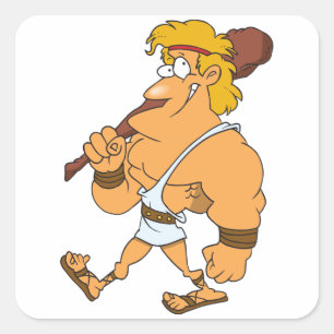 Herkules Quadratischer Aufkleber