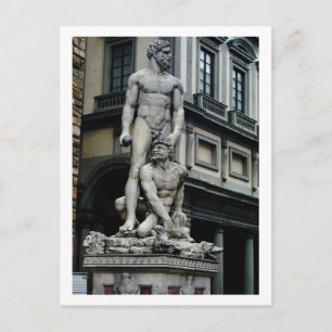 Herkules und Cacus Statue, Florenz Postkarte