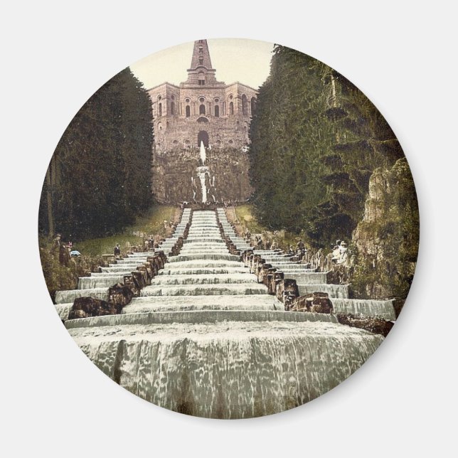 Herkules und Cascades, Wilhelmshohe, Cassel (d.h. Magnet (Vorne)